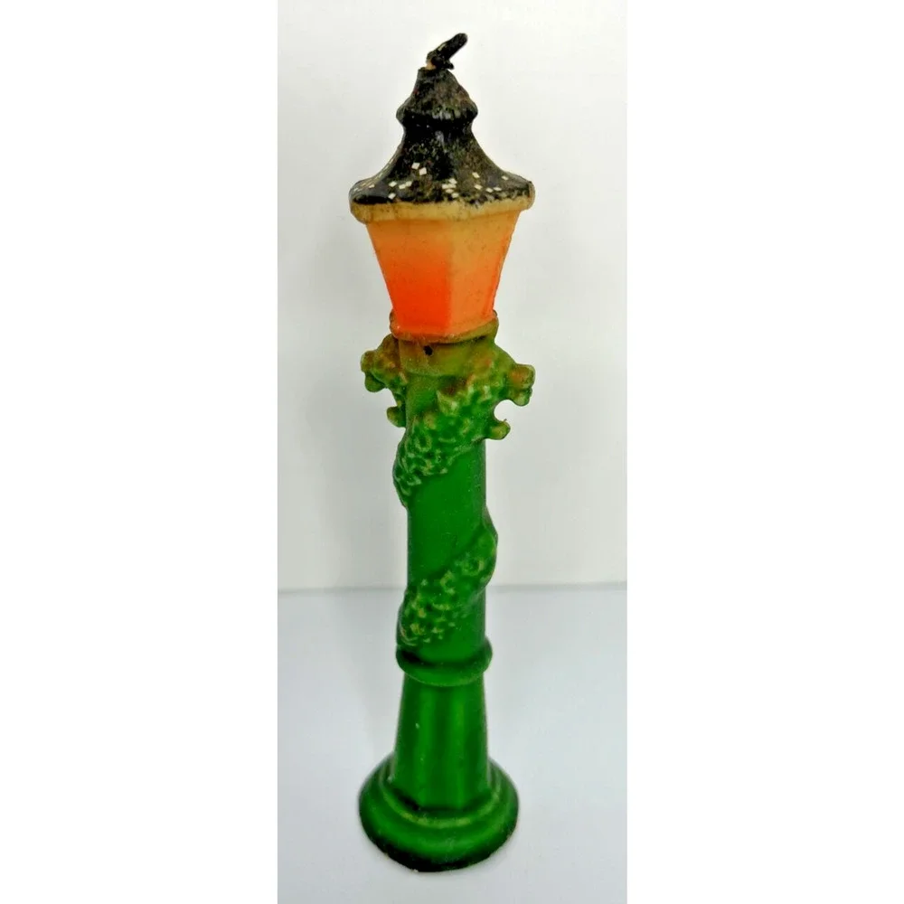 Vintage Christmas Holiday Lightpole Candle 5